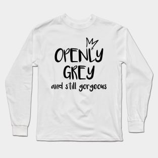 Openly Gray Long Sleeve T-Shirt